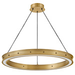 Althea Chandelier - Lacquered Brass