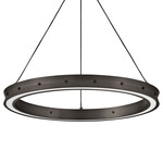 Althea Chandelier - Satin Black