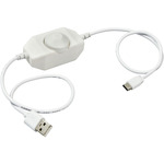 Disk Lighting In-Line Dimmer - White