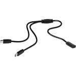 Disk Lighting Y Connector - Black