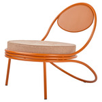 Copacabana Outdoor Lounge Chair - International Orange / Lorkey 40