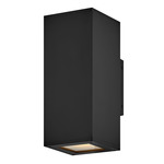 Tetra Outdoor Up/ Down Wall Light - Black