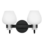 Sylvie Bathroom Vanity Light - Black / White