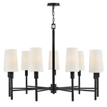 Fenwick Chandelier - Black / Natural