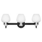 Sylvie Bathroom Vanity Light - Black / White