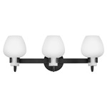 Sylvie Bathroom Vanity Light - Black / White