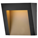 Taper Outdoor Wall Light - Textured Black