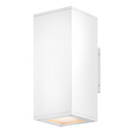 Tetra Outdoor Up/ Down Wall Light - Textured White