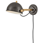 Spence Plug-In Wall Sconce - Black Oxide