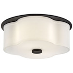 Delaney Ceiling Light - Black / White