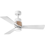 Atticus Smart Ceiling Fan with Light - Matte White / Matte White
