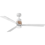 Atticus Smart Ceiling Fan with Light - Matte White / Matte White