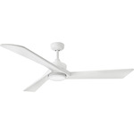 Sculpt Smart Ceiling Fan with Light - Matte White / Matte White