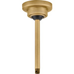 Locking Sloped Ceiling Kit - Heritage Brass