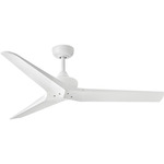 Chisel Smart Ceiling Fan - Matte White / Matte White