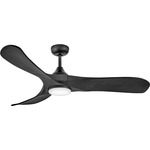 Swell Smart Ceiling Fan with Light - Matte Black / Matte Black