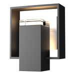 Shadow Box Outdoor Wall Sconce - Coastal Black / Coastal White