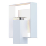 Shadow Box Outdoor Wall Sconce - Coastal White / Coastal White