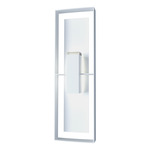 Shadow Box Tall Outdoor Wall Sconce - Coastal White / Coastal White