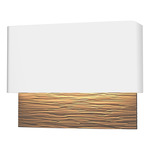 Stratum Outdoor Wall Sconce - Coastal White / Coastal Dark Smoke