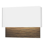 Stratum Outdoor Wall Sconce - Coastal White / Coastal Oil Rubbed Bronze