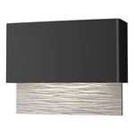 Stratum Outdoor Wall Sconce - Coastal Black / Coastal White