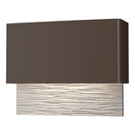 Stratum Outdoor Wall Sconce - Coastal Bronze / Coastal White