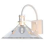 Henry Glass Outdoor Wall Sconce - Coastal White / Clear