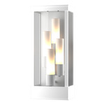 Portico Outdoor Wall Sconce - Coastal White / Opal