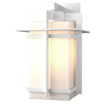 Tourou Outdoor Wall Sconce - Coastal White / Opal