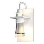 Erlenmeyer Outdoor Wall Sconce - Coastal White / Clear