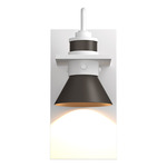 Erlenmeyer Dark Sky Outdoor Wall Sconce - Coastal White / Coastal Dark Smoke