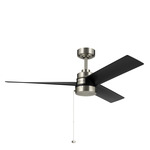 Spyn Lite Ceiling Fan - Brushed Nickel / Satin Black