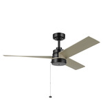 Spyn Lite Ceiling Fan - Satin Black / Silver