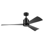 True Ceiling Fan - Satin Black / Satin Black