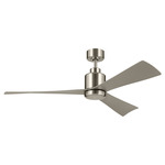 True Ceiling Fan - Brushed Stainless Steel / Silver