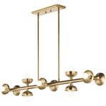 Palta Linear Chandelier - Champagne Bronze