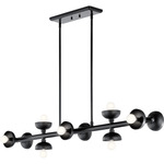 Palta Linear Chandelier - Black