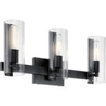 Jemsa Bathroom Vanity Light - Black / Clear