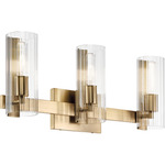 Jemsa Bathroom Vanity Light - Champagne Bronze / Clear