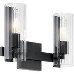 Jemsa Bathroom Vanity Light - Black / Clear