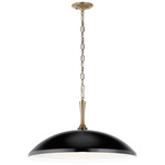 Delarosa Pendant - Champagne Bronze / Black