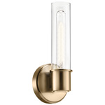 Aviv Wall Sconce - Champagne Bronze / Clear
