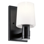 Adani Wall Sconce - Black / Opal