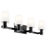 Adani Bathroom Vanity Light - Black / Opal