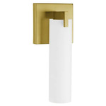 Elizabeth Wall Sconce - Brushed Gold / White Opal