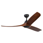 Baylor Ceiling Fan - Matte Black / Walnut