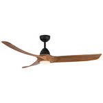 Baylor Ceiling Fan - Matte Black / Oak