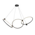 Isho Chandelier - Black / White