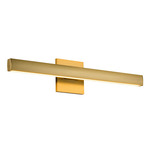 Vera Bathroom Vanity Light - Brushed Gold / White